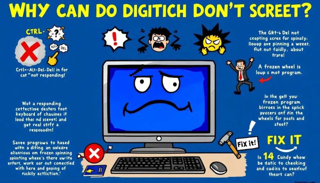 Ein Bluescreen-Fehler auf einem Computerbildschirm.